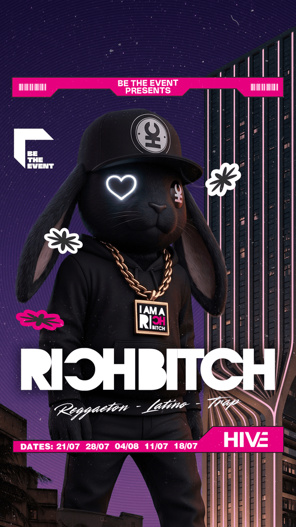 Rich Bitch — Soirée exclusive au Hive Club - HOPMALTA